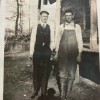 Aaron Hunter (overalls) and Paul Hunter (dressed up) (brothers)