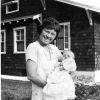 Leila Jane Hunter White & grandson Hubert Raymond Peck, Jr. 1923